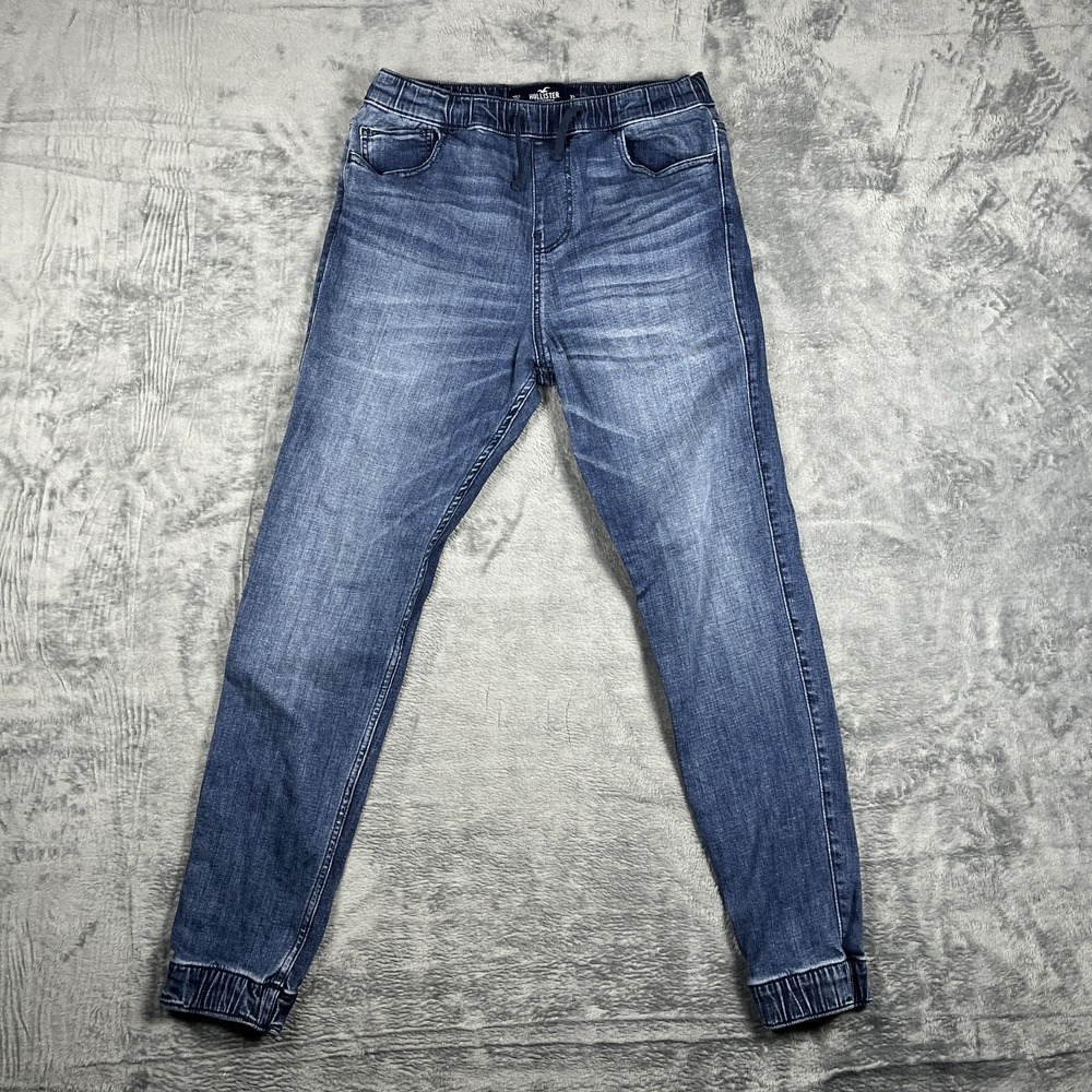 Hollister Advanced Stretch Skinny Joggers Jeans Womens XS Blue Denim Streetwear